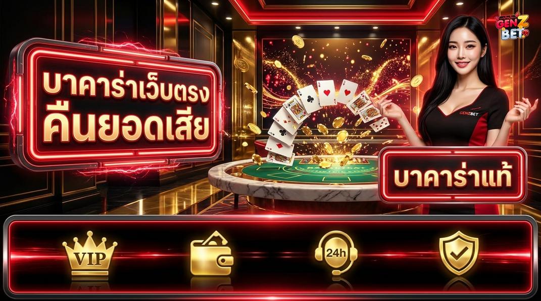 GenzBet บาคาร่าเว็บตรงไม่ผ่านเอเย่นต์