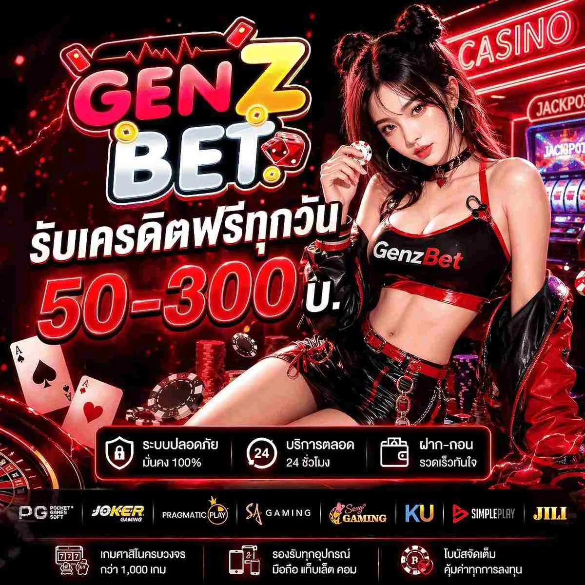GenzBet-เครดิตฟรี 50 - 300