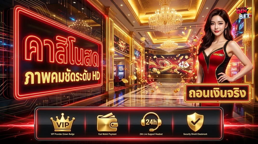 GENZBET - คาสิโนออนไลน์ได้เงินจริง มือถือ