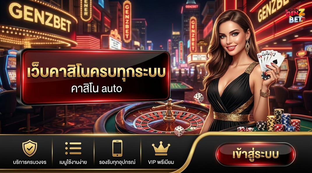GENZBET - คาสิโนฝากถอนอัตโนมัติ